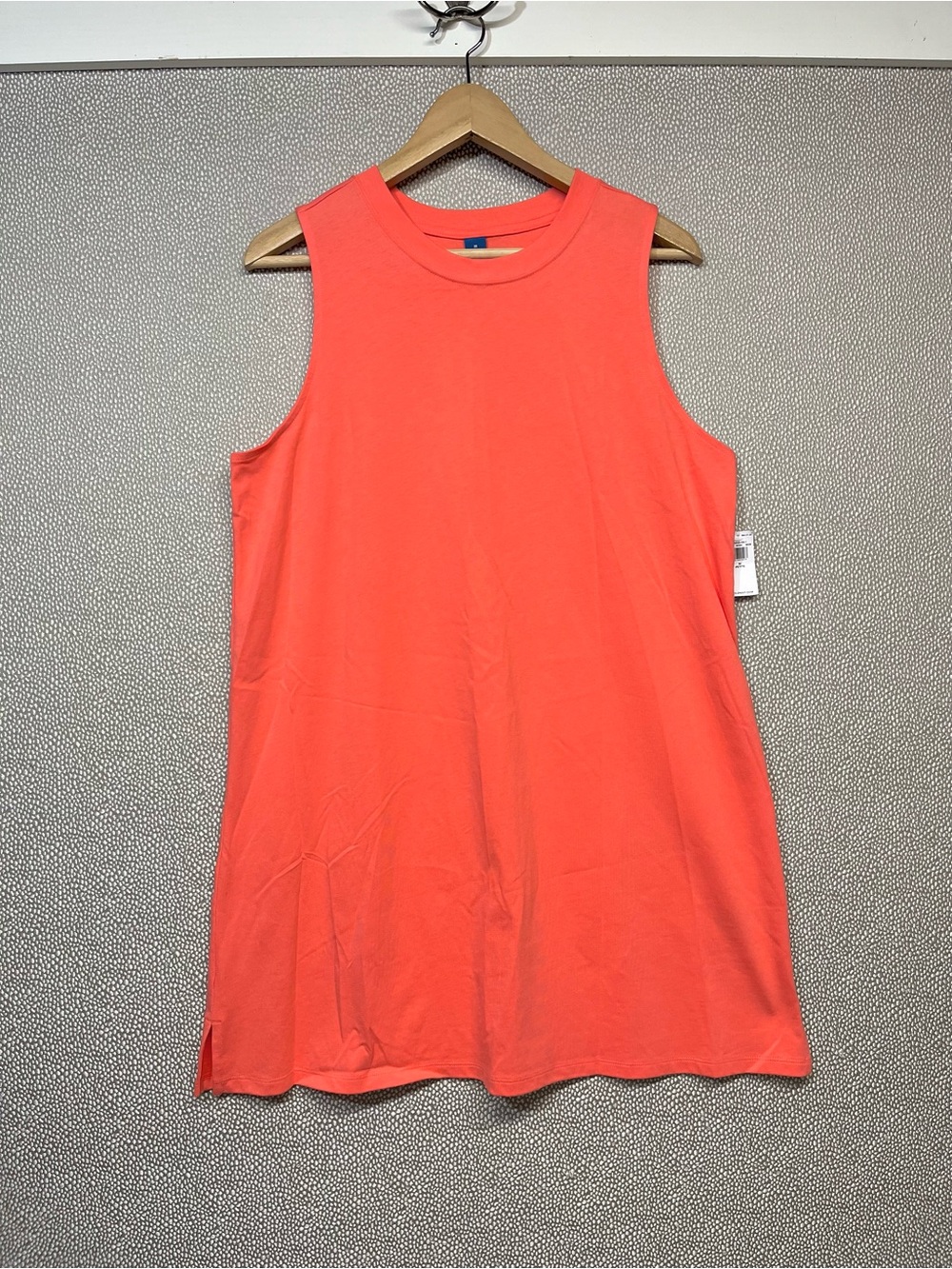 🆕 M Petite Old Navy Coral Sleeveless A-Line Mini Dress NWT